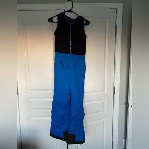 Arctix Boys Size Medium Blue & Black Snow Bibs